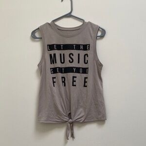 Black Matter Grey Tank with Logo, Small